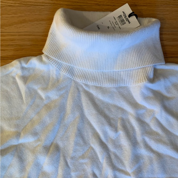 Jack & Jones mens turtleneck lightweight sweater - Picture 1 of 3